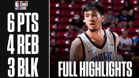 Kai Sotto NBA Summer League Debut FULL HIGHLIGHTS 6 Pts 4 Reb 3 Blk 13