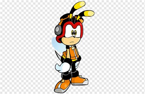 Charmy Bee Espio Los Camaleones Nudillos Chaotix Sonic Heroes Cartoon