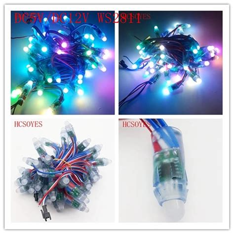 Pcs Mm Ws Ic Full Color Pixel Led Module Light Dc V V