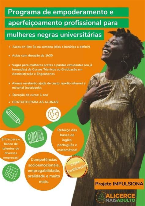 Programa Oferta Capacita O Para Estudantes Negras Instituto Federal