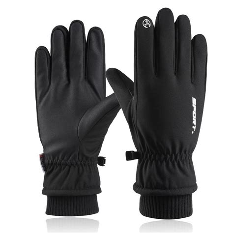 ZIBUYU Gloves For Men Winter Wear Women Winter Gloves Warm Bike Riding