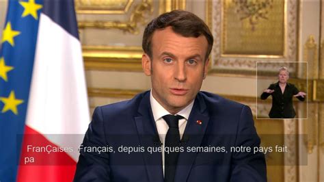 Comment le discours d Emmanuel Macron a été sous titré en temps réel