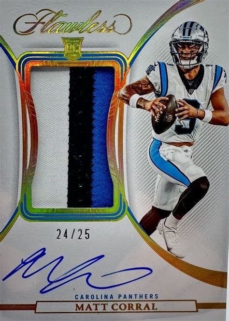 Matt Corral Flawless Rpa Mc Rookie Patch Auto Psa Price