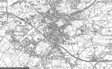 maps  morley yorkshire francis frith