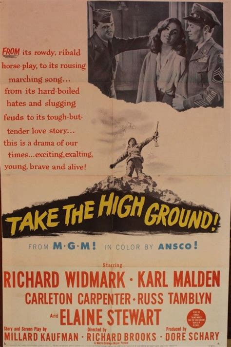 “Take the High Ground” Movie Poster & 2 Lobby Cards | Movie posters ...