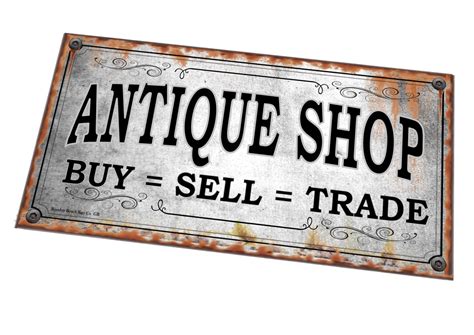 Antique Shop Store Sign Retro Vintage Style Shop Sign Retail Store Sign - Etsy