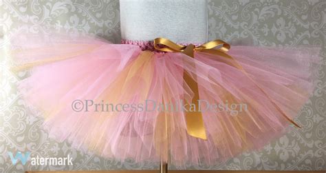 Pink And Gold Tutu 1st Bday Tutu Cake Smash Tutu Bridal Etsy