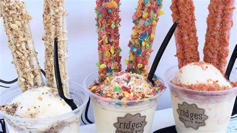 These Epic Ice Cream Sundaes Are Made With Churros And Topped With Cereal