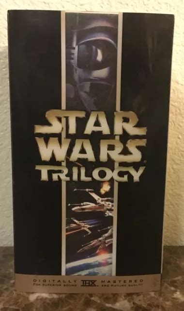 Star Wars Trilogy Vhs Special Edition Set Digitally Remastered Thx