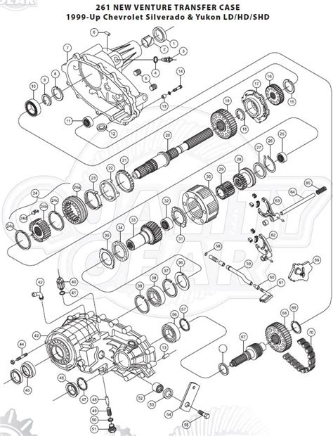 process  transfer case exploded view  dale lewis blog