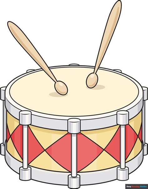 How To Draw A Snare Drum