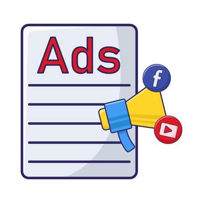 Facebook Ads Icon Vector Art, Icons, and Graphics for Free Download