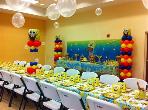 Spongebob Squarepants Birthday Party Ideas Spongebob Birthday Party ...