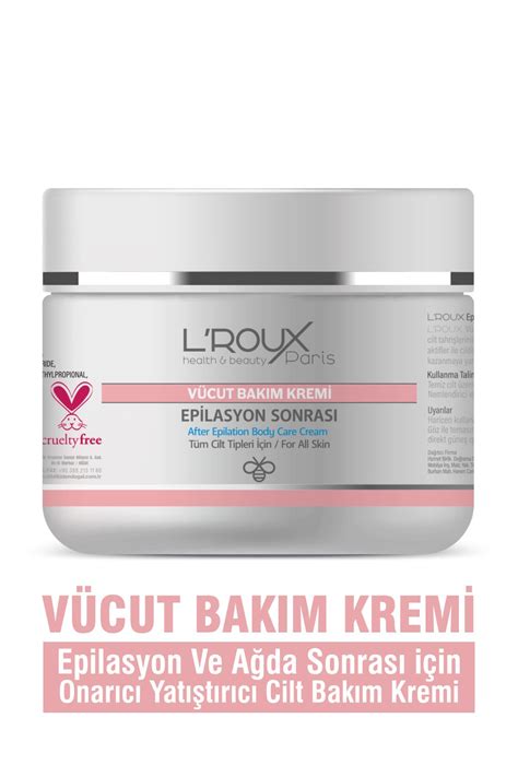 L roux health beauty Lazer Epilasyon Ve Ağda Sonrası Için Onarıcı