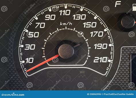 Speedometer Of A Car Stock Photo Image Of Dashboard