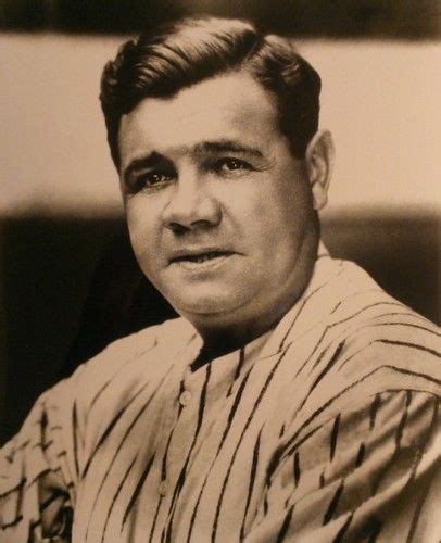 New York Yankees Babe Ruth Rare B Close Up Photo Poster See