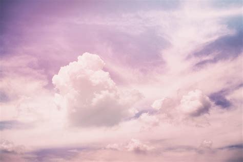 Pink Clouds Laptop Wallpaper