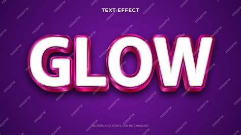 Premium Vector Purple Color 3d Text Effect Template