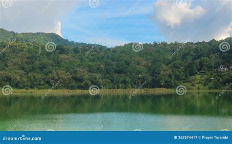 Beautiful And Amazing Lake Linow Stock Image Image Of Environment