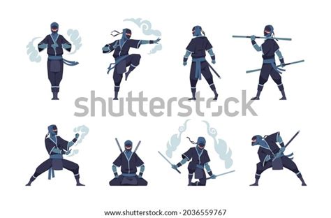 1,223 Ninja Positions Images, Stock Photos & Vectors | Shutterstock