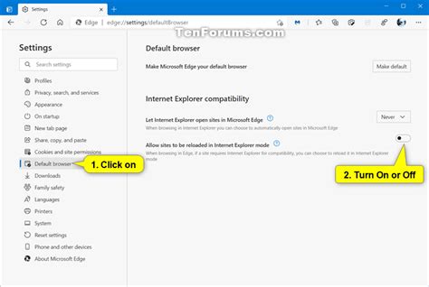 Make Microsoft Edge Default How To Enable Ie Mode On Microsoft Edge Hot Sex Picture