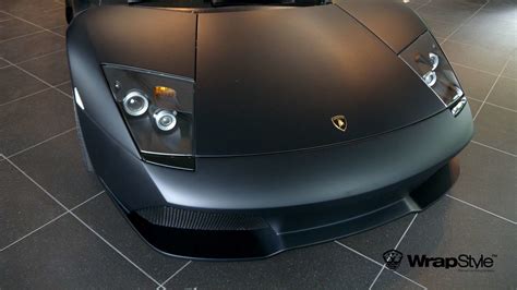 Lamborghini Murcielago - Black Matt wrap | WrapStyle