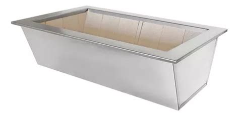 Braseiro Galvanizado Borda Inox Padr O X Cm Interno