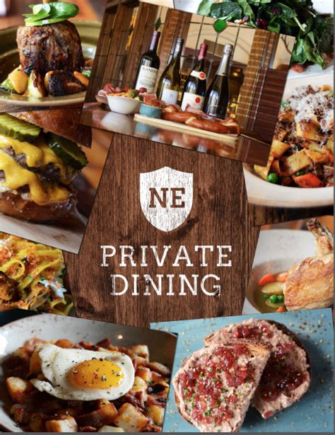 National Exemplar | Private Dining | Private Dining Menus