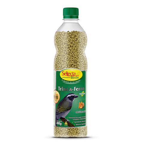 Extrusada Natural Trinca Ferro 300g Sellecta Birds Bagulho Doido