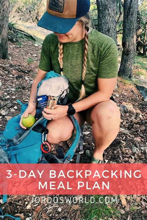 Delicious Backpacking Meal Plan