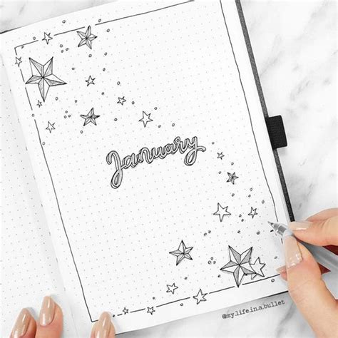 Bullet Journal 10 Ideias De Capas Para Janeiro BLOG ALINE RIBEIRO