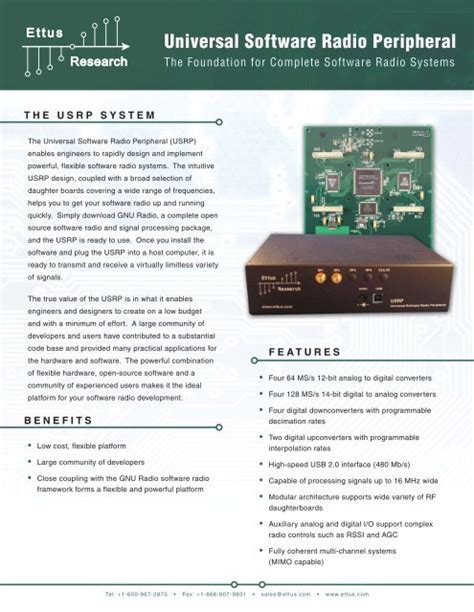 Universal Software Radio Peripheral Upc