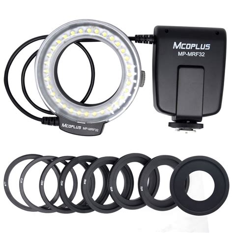 Mcoplus MP MRF32 Universal Mount Macro Ring Flash Light Speedlite For