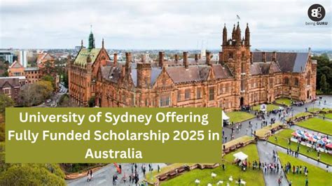 University Of Sydney Offering Fully Funded Scholarships