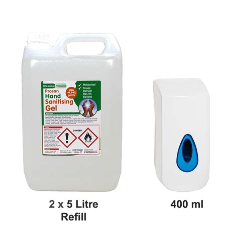 Alcohol Hand Sanitizer 400ml Dispenser 10l Gel Free Delivery