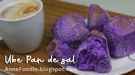 Ube Pandesal Filipino Purple Yam Bread Rolls Anne Foodie