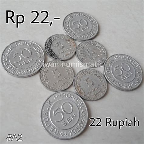 Jual Paket Mahar Nikah Uang Koin Kuno Senilai Rupiah Kode A Di