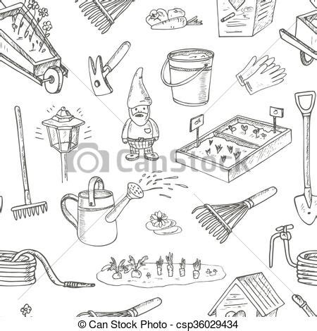 Gardening Tools Sketch at PaintingValley.com | Explore collection of ...