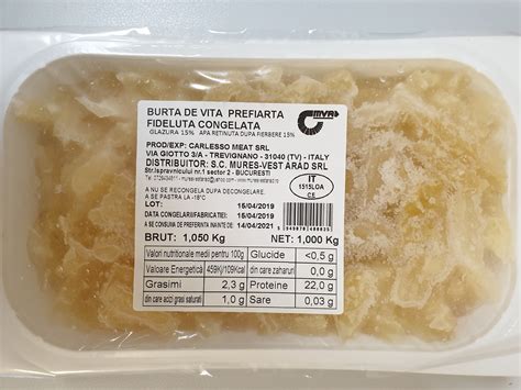 Burta Congelata Fideluta 1kg Cris Tim Corandy Magazin Romanesc