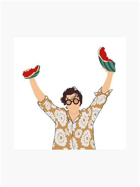 Harry Styles Watermelon Sugar Sticker For Sale By Alexiaonv Redbubble