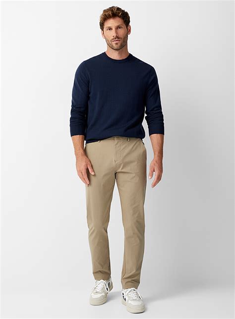 Stretch Taupe Chinos Slim Fit New Zealand Auckland Simons