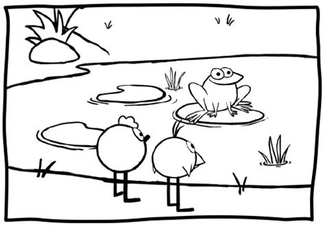 Peep And Quack Coloring Pages