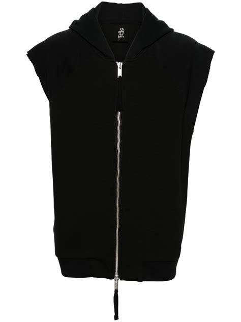 Thom Krom Hooded Zip Up Gillet Farfetch