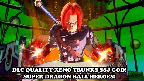 A New God Dlc Quality Xeno Trunks Ssj God Super Db Heroes Dragon