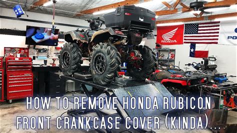 Removing The Front Crankcase Cover On My 2016 Honda Rubicon Ft