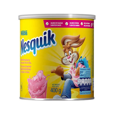 NESQUIK Fresa en Polvo Lata 400g AlmacenNestlé do