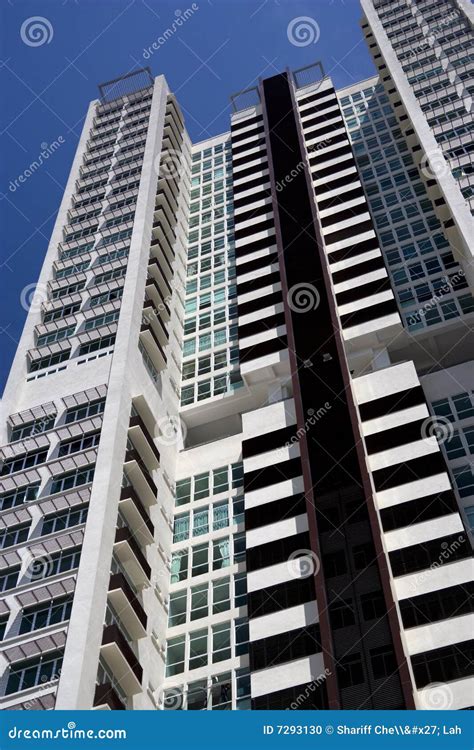 Modern Hi-Rise Apartments stock photo. Image of investment - 7293130