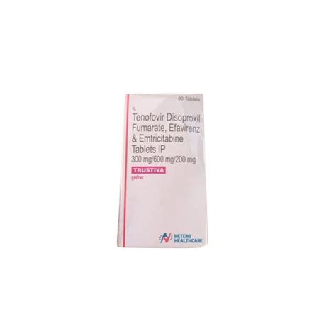 Tenofovir Disoproxil Fumarate Efavirenz And Emtricitabine Tablets Ip