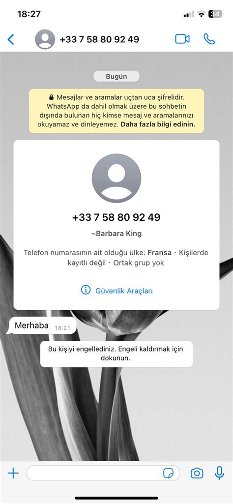 Whatsapp Yabanc Numaradan Mesaj Ikayetvar