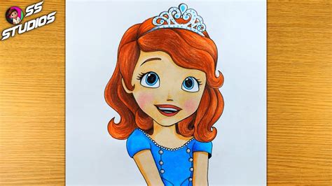 Sofia The First Drawing Step By Step Disney Princess Sofia Easy